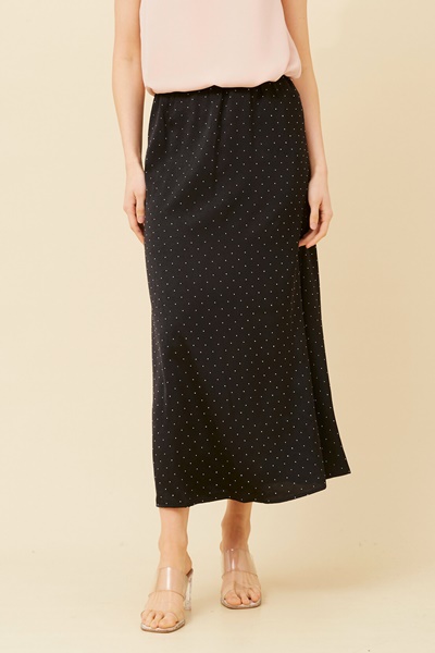 ESHANA DIAMANTE MIDI SKIRT