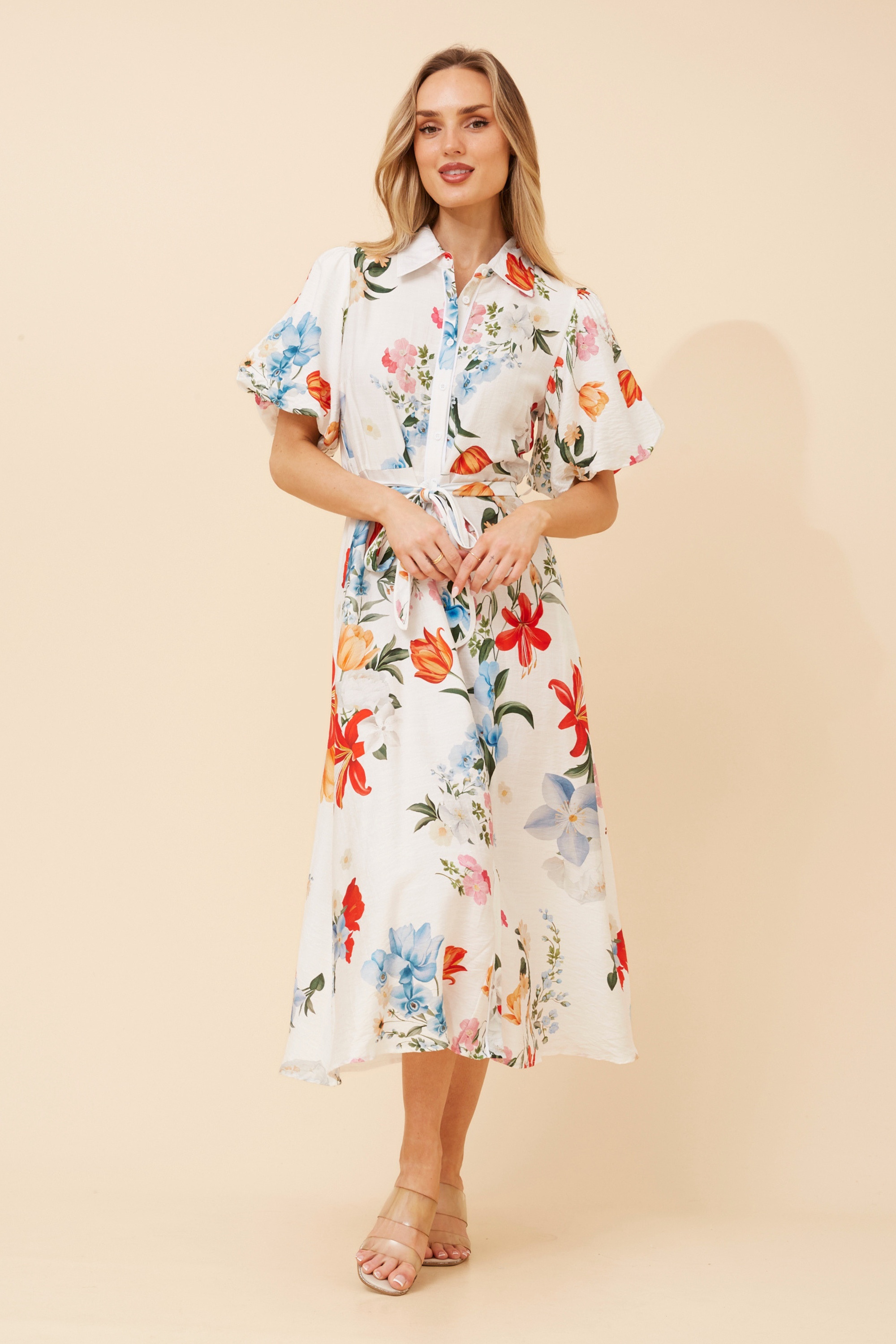 ESSIE FLORAL MIDI DRESS