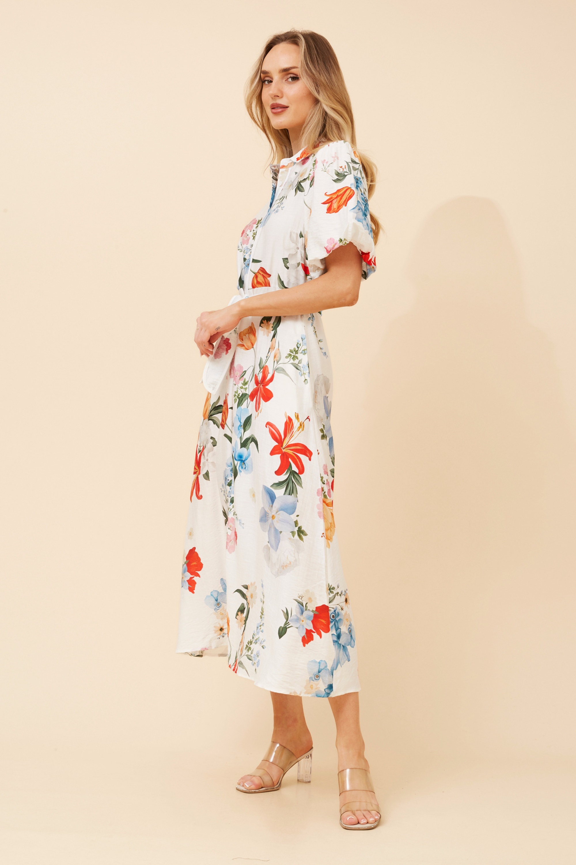 ESSIE FLORAL MIDI DRESS