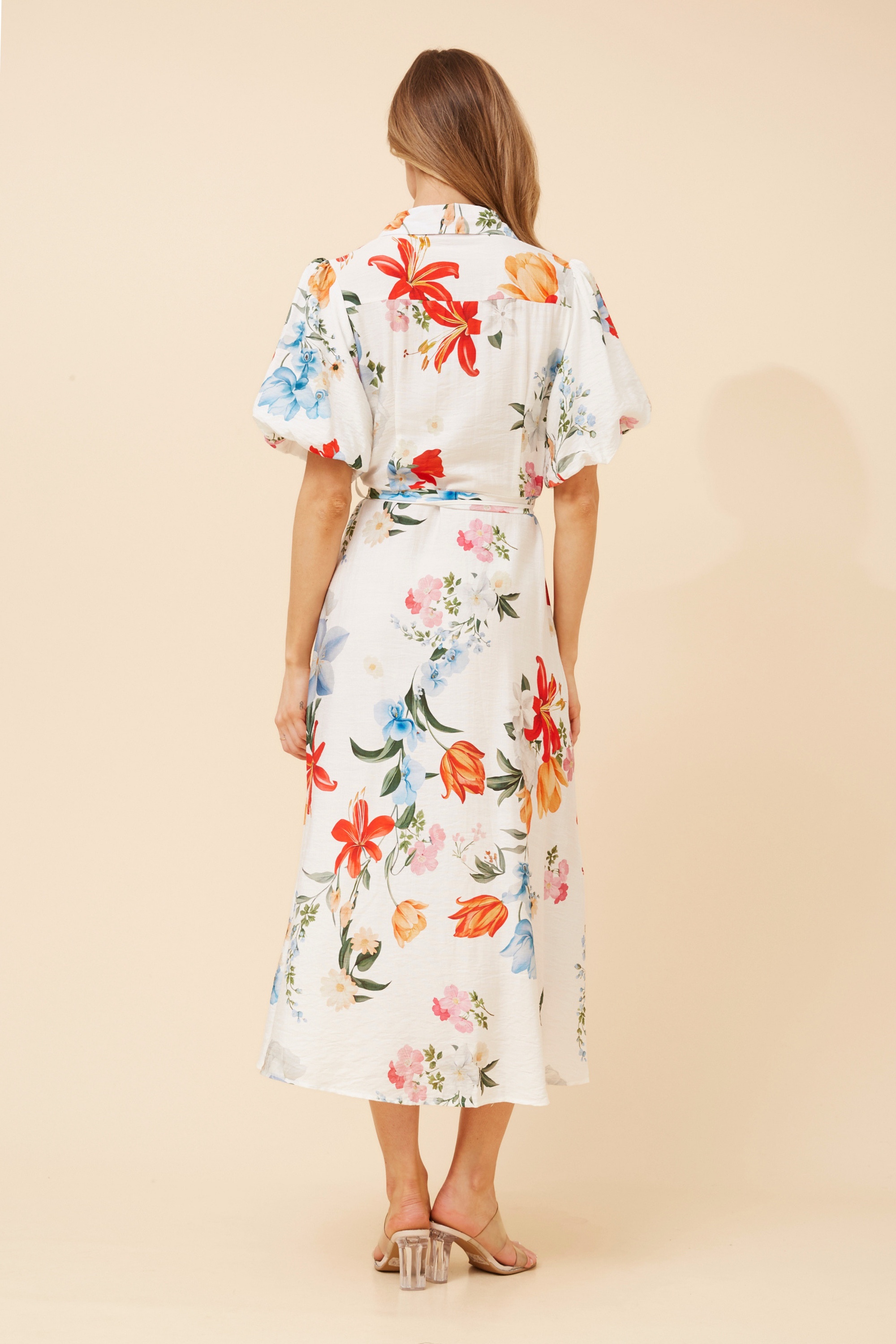 ESSIE FLORAL MIDI DRESS