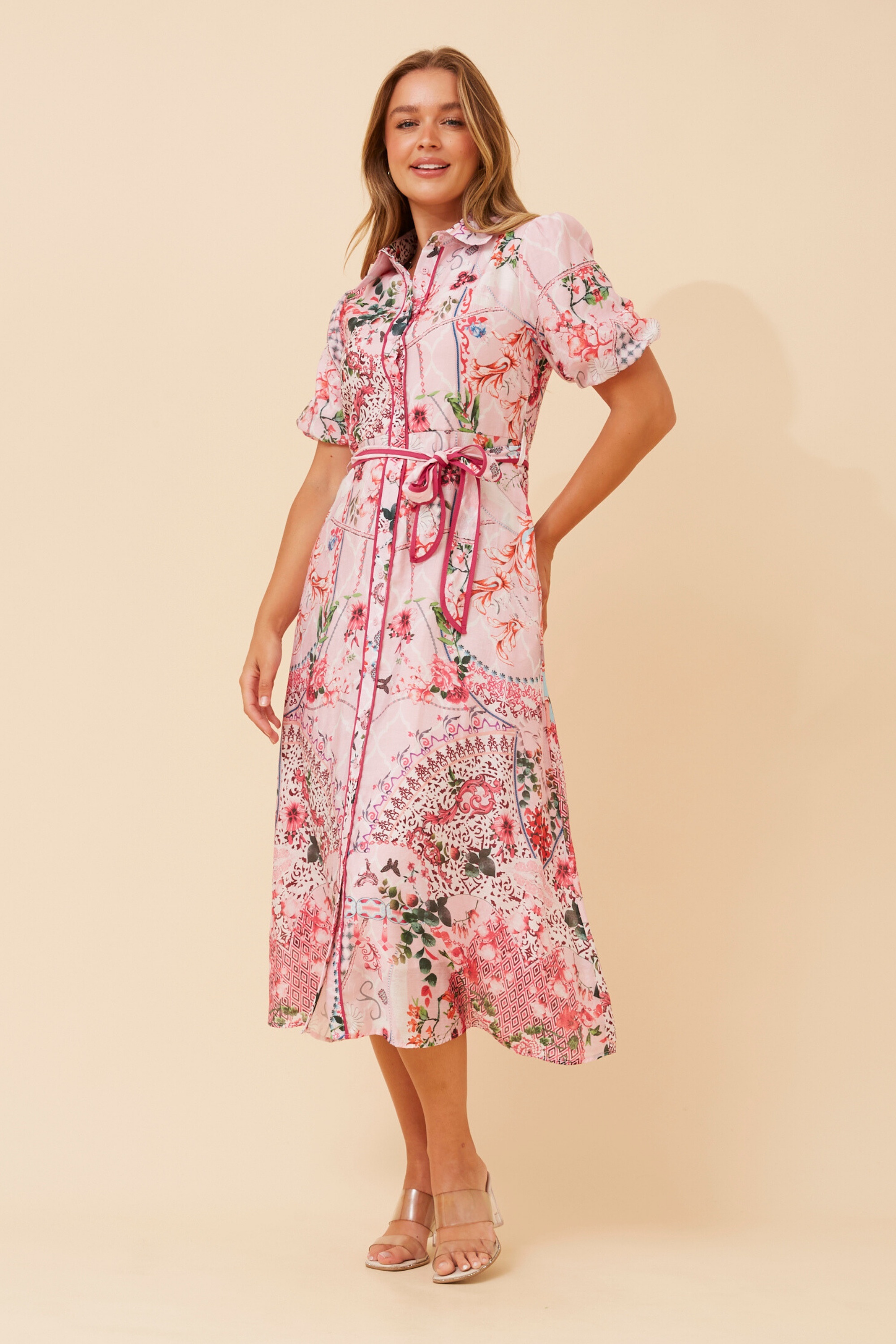 ESSIE FLORAL PRINT MAXI DRESS