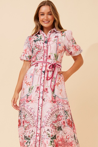 ESSIE FLORAL PRINT MAXI DRESS