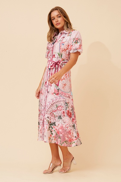 ESSIE FLORAL PRINT MAXI DRESS