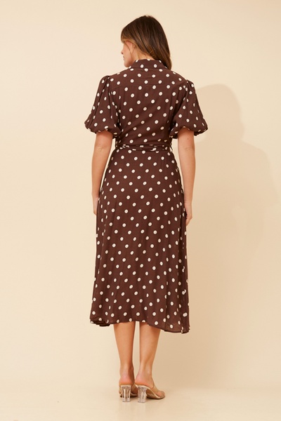 ESSIE POLKA DOT MAXI DRESS