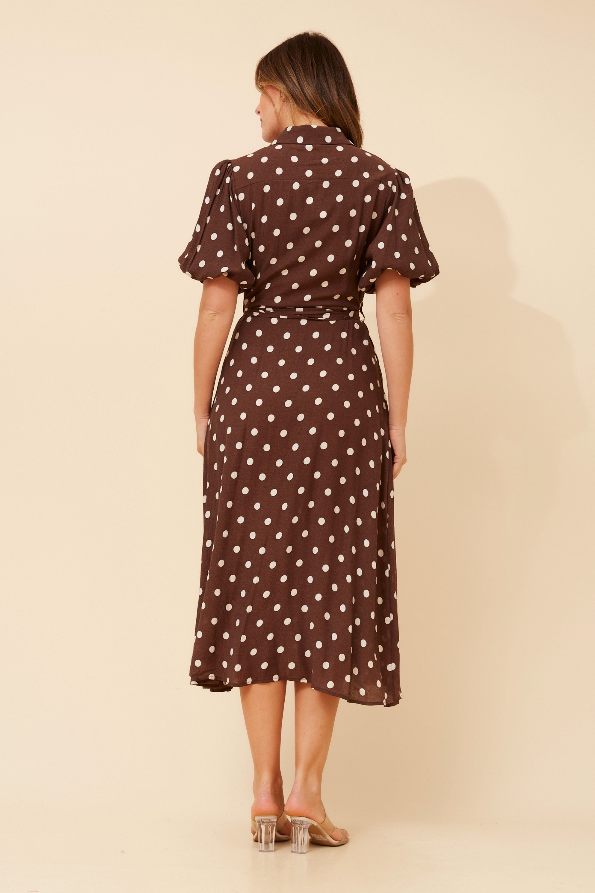 ESSIE POLKA DOT MAXI DRESS