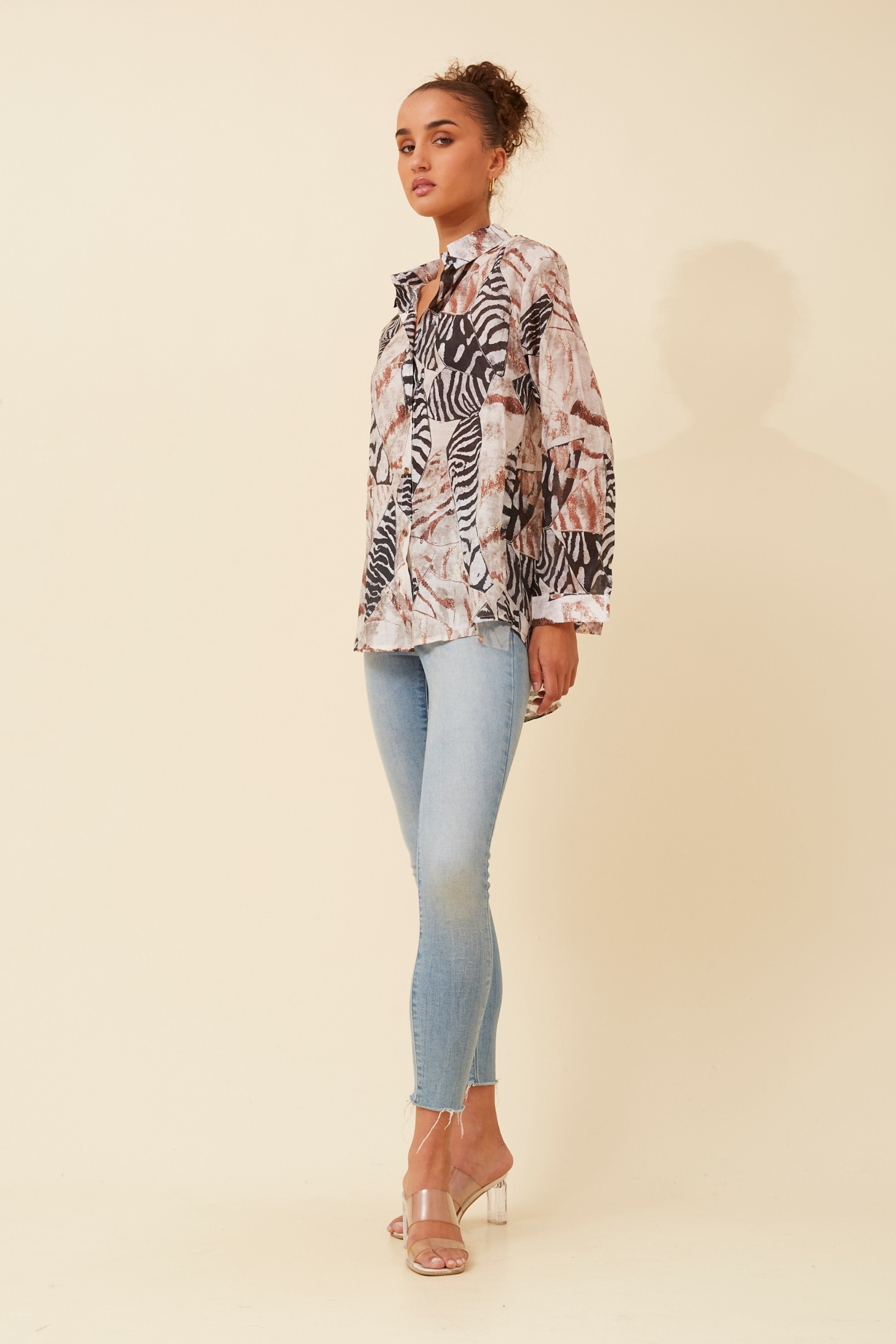 EUNICE ANIMAL PRINT SHIRT