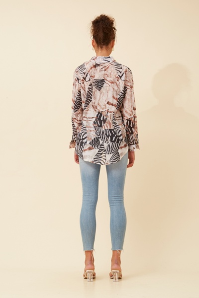 EUNICE ANIMAL PRINT SHIRT