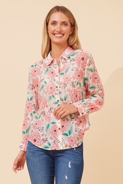 EUNICE FLORAL PRINT SHIRT