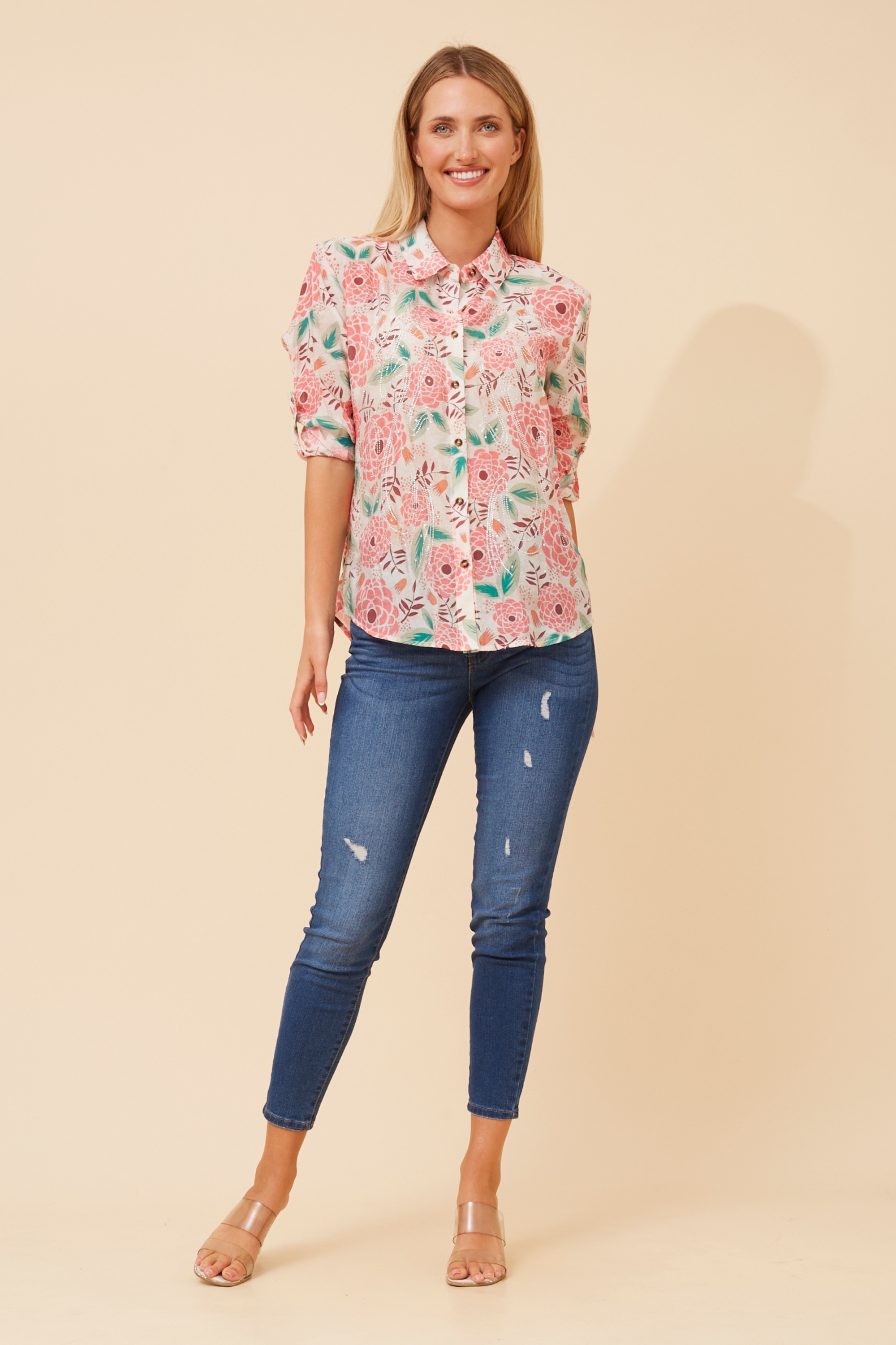 EUNICE FLORAL PRINT SHIRT