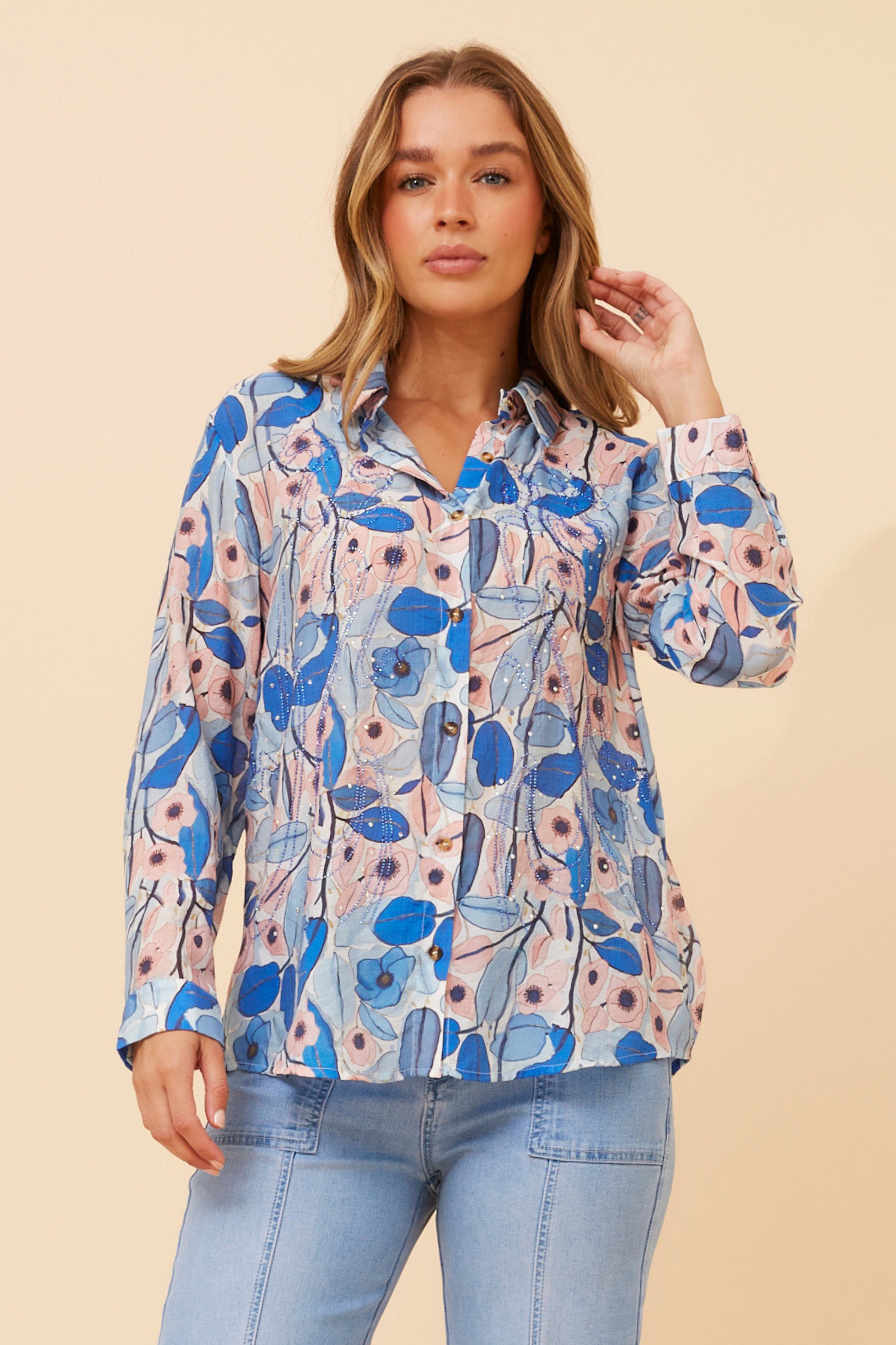 EUNICE FLORAL PRINT SHIRT