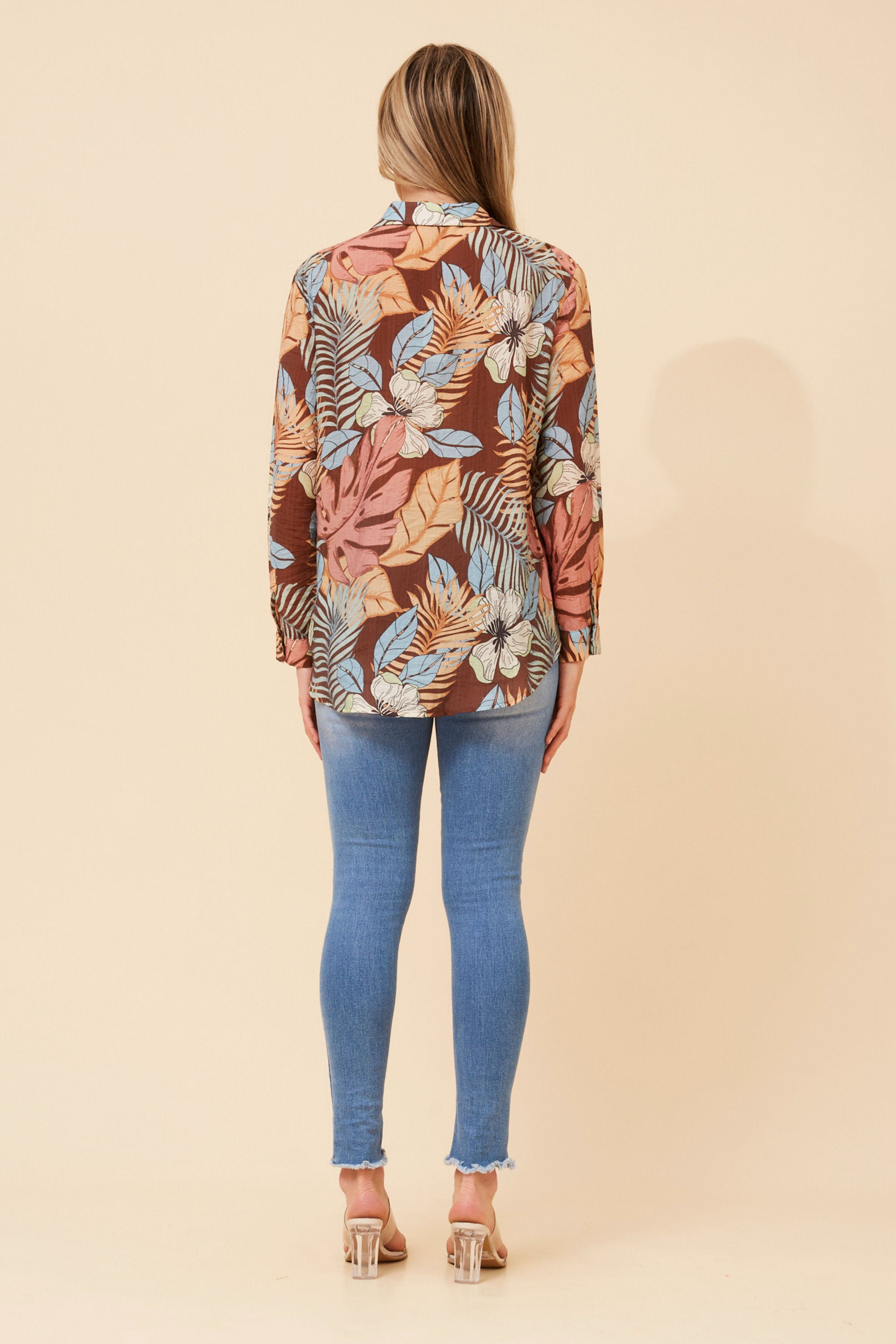 EUNICE TROPICAL PRINT SHIRT