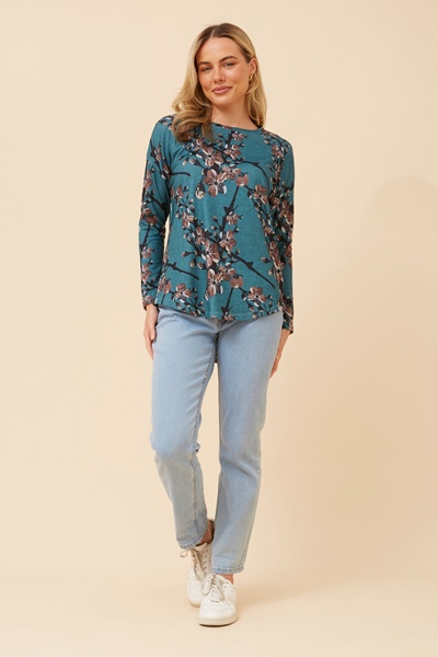 EVA FLORAL PRINT TOP