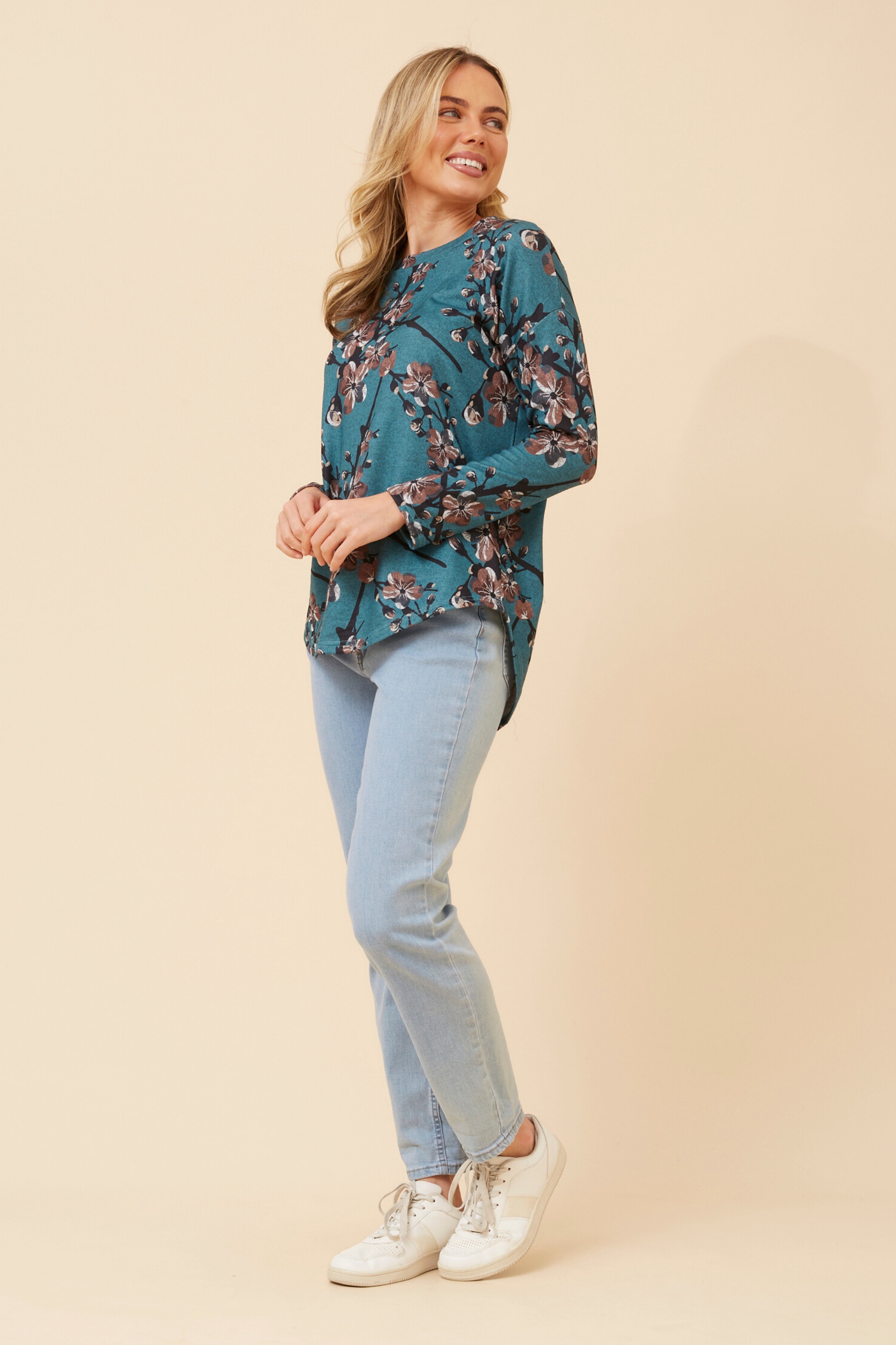 EVA FLORAL PRINT TOP