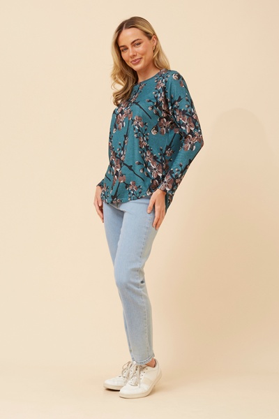 EVA FLORAL PRINT TOP
