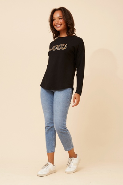 EVA SEQUIN PATCHWORK TOP