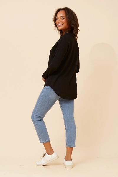 EVA SEQUIN PATCHWORK TOP