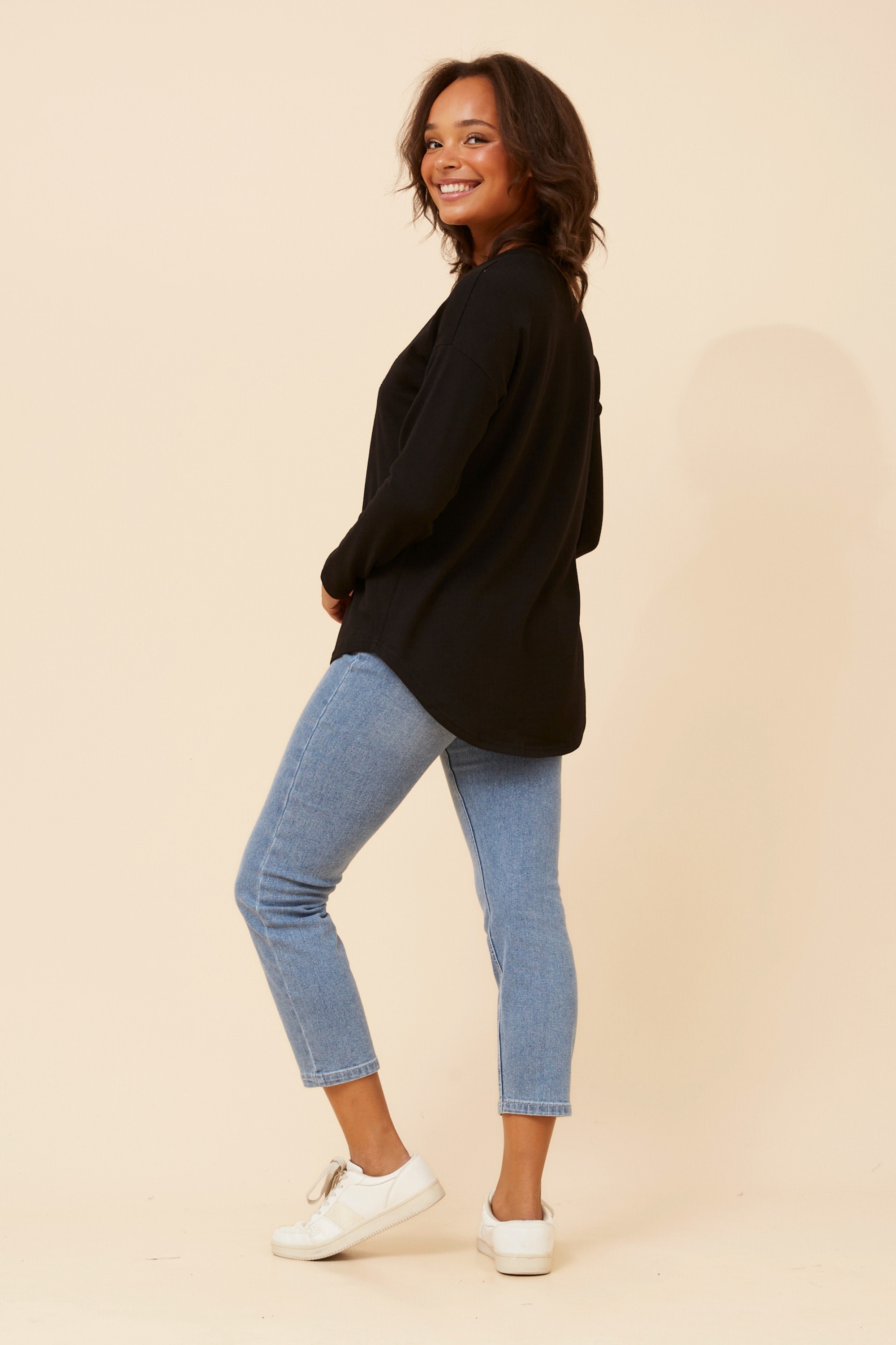 EVA SEQUIN PATCHWORK TOP