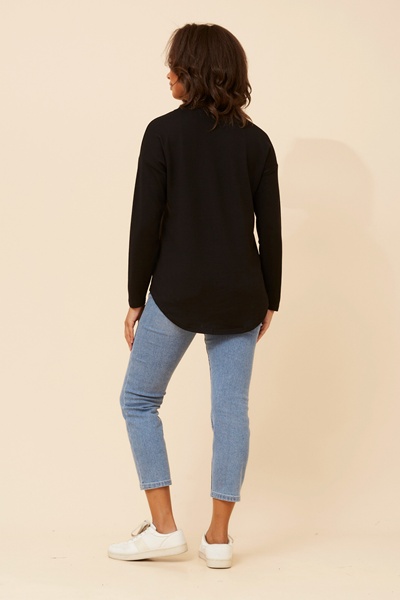 EVA SEQUIN PATCHWORK TOP