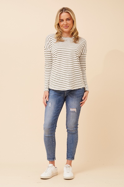 EVA STRIPE TOP