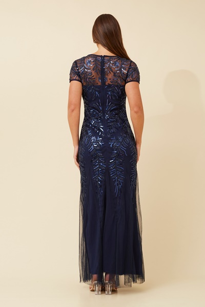 EVELINA SEQUIN MAXI DRESS