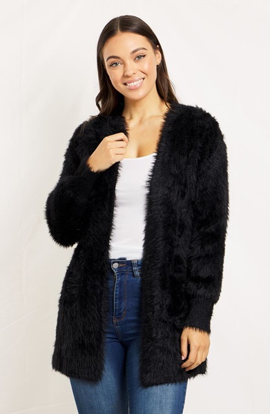 EYELASH LONG CARDIGAN