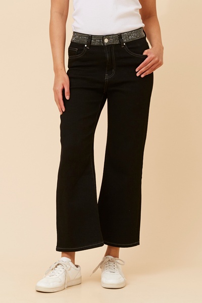 FABIANA DIAMANTE DENIM PANTS