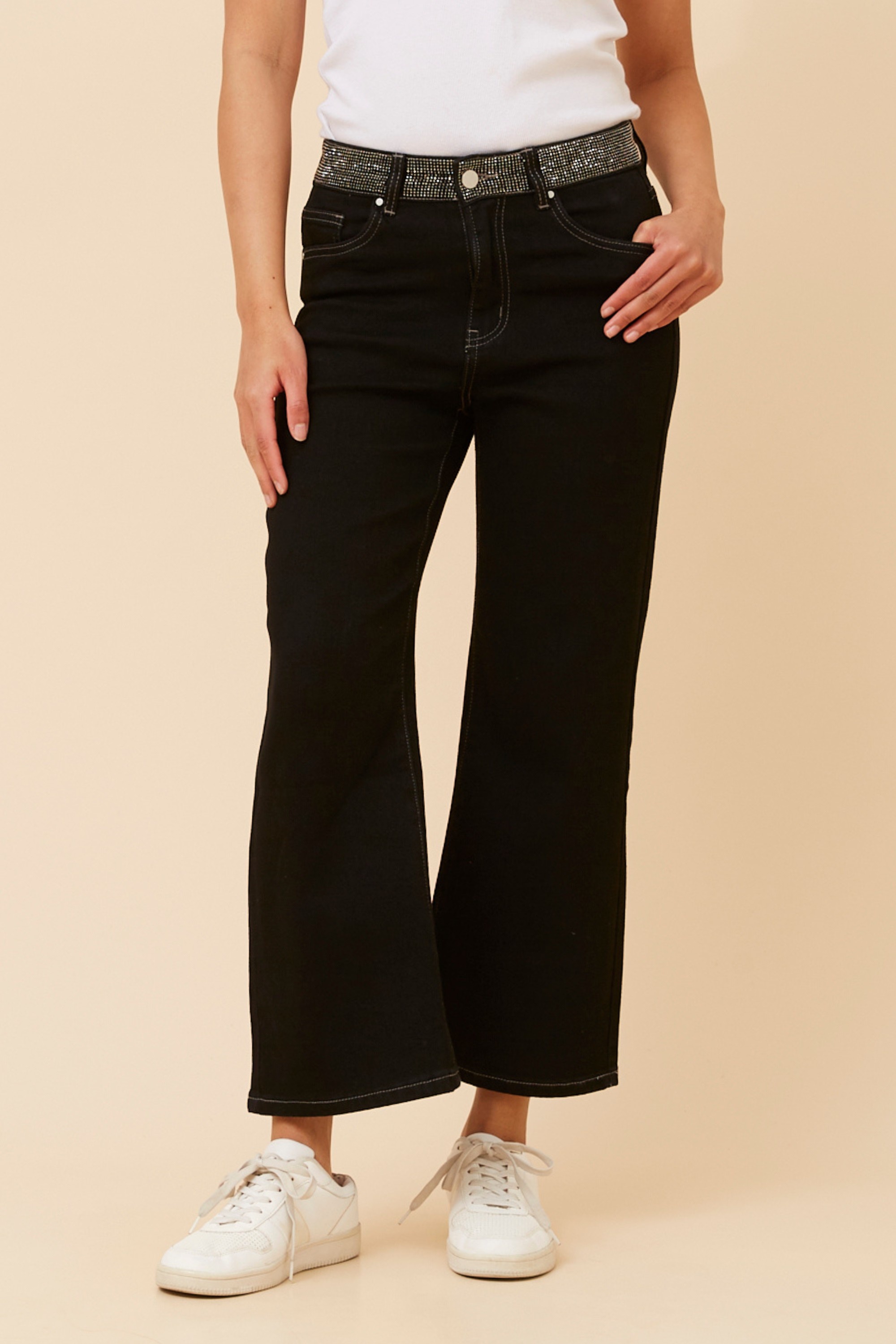 FABIANA DIAMANTE DENIM PANTS