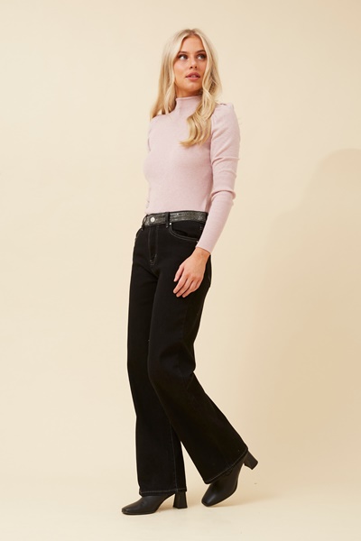 FABIENNE DIAMANTE DENIM PANTS