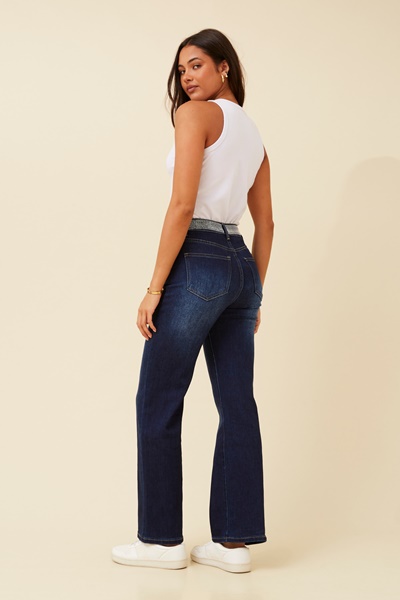 FABIENNE DIAMANTE DENIM PANTS