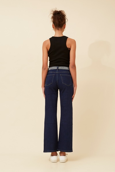 FABIENNE DIAMANTE DENIM PANTS