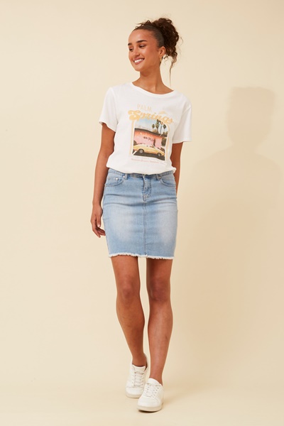 FABIOLA DENIM SKIRT