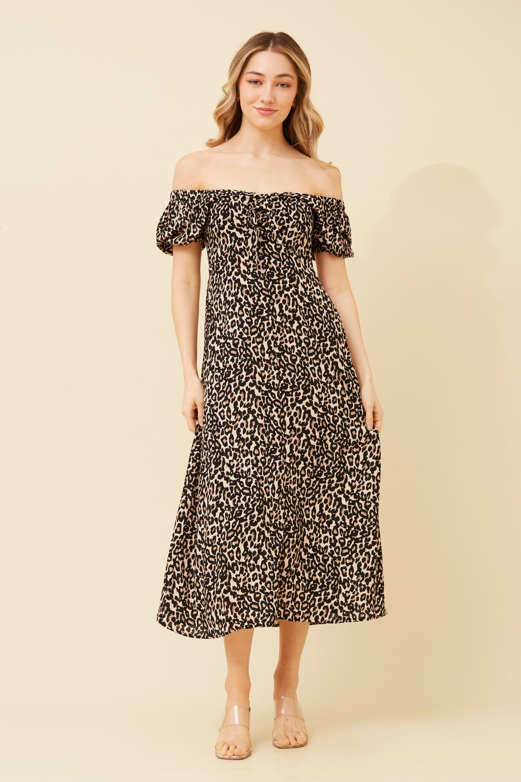 FAITH ANIMAL PRINT DRESS