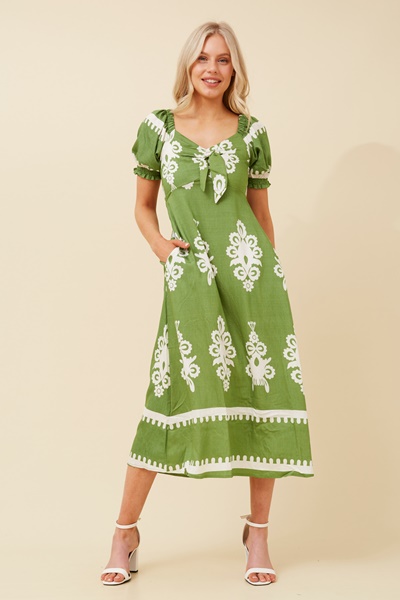 FAITH BOHO MIDI DRESS