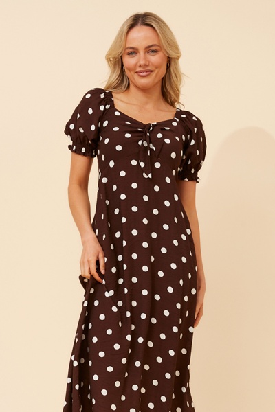 FAITH POLKA DOT PRINT DRESS