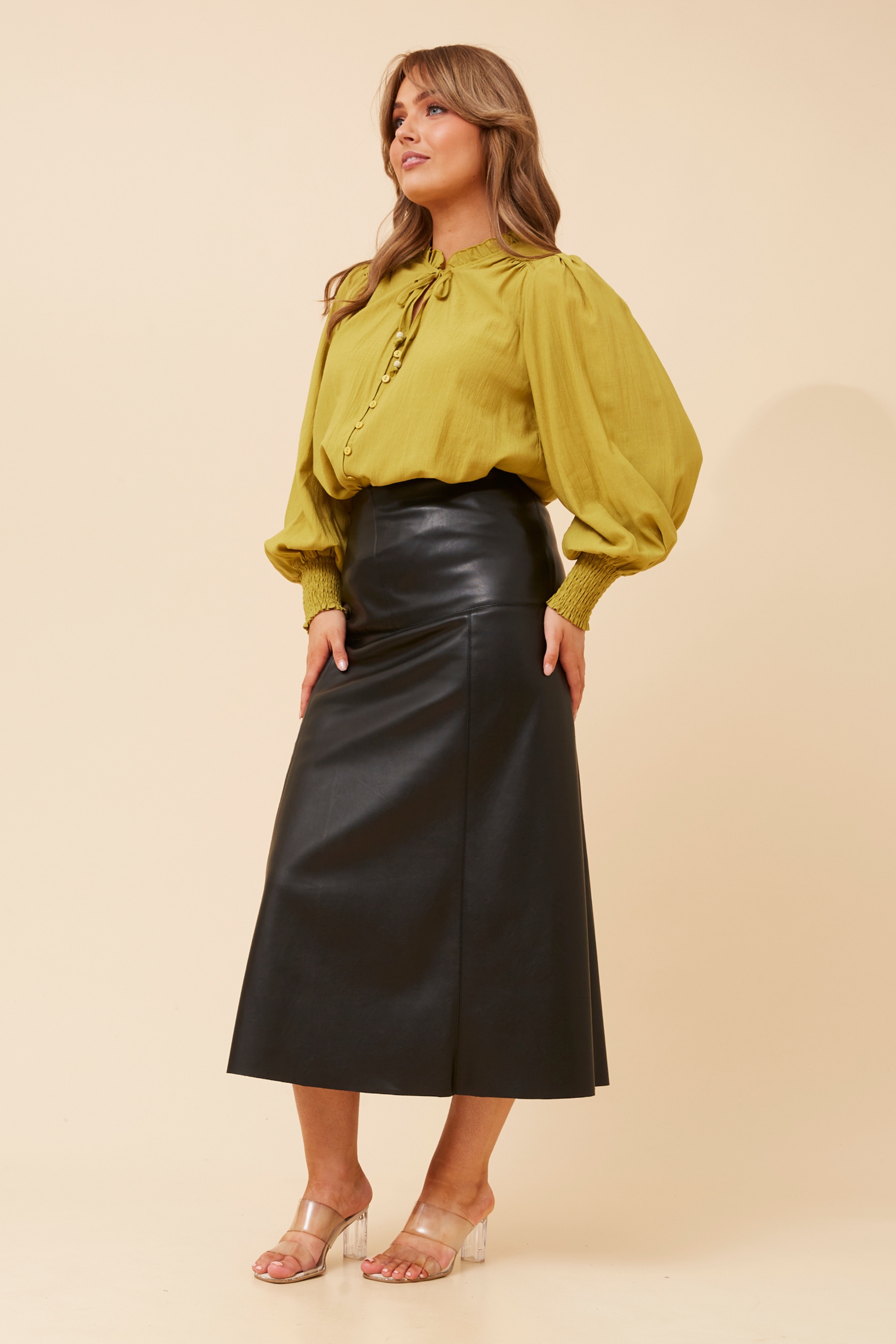 FERRIS SOLID BLOUSE