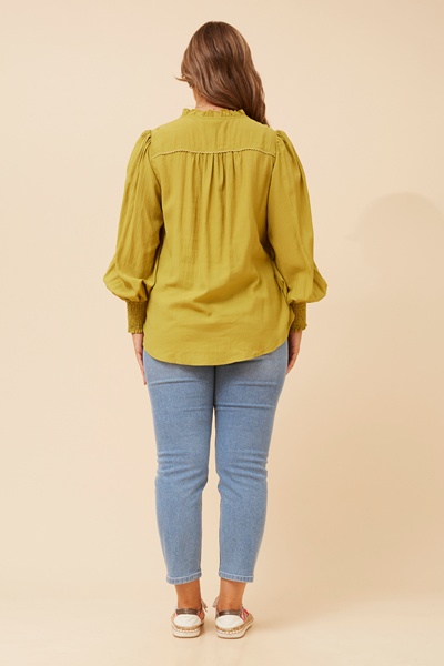 FERRIS SOLID BLOUSE