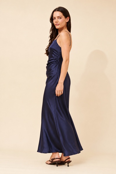 FIDELIA SATIN MAXI DRESS