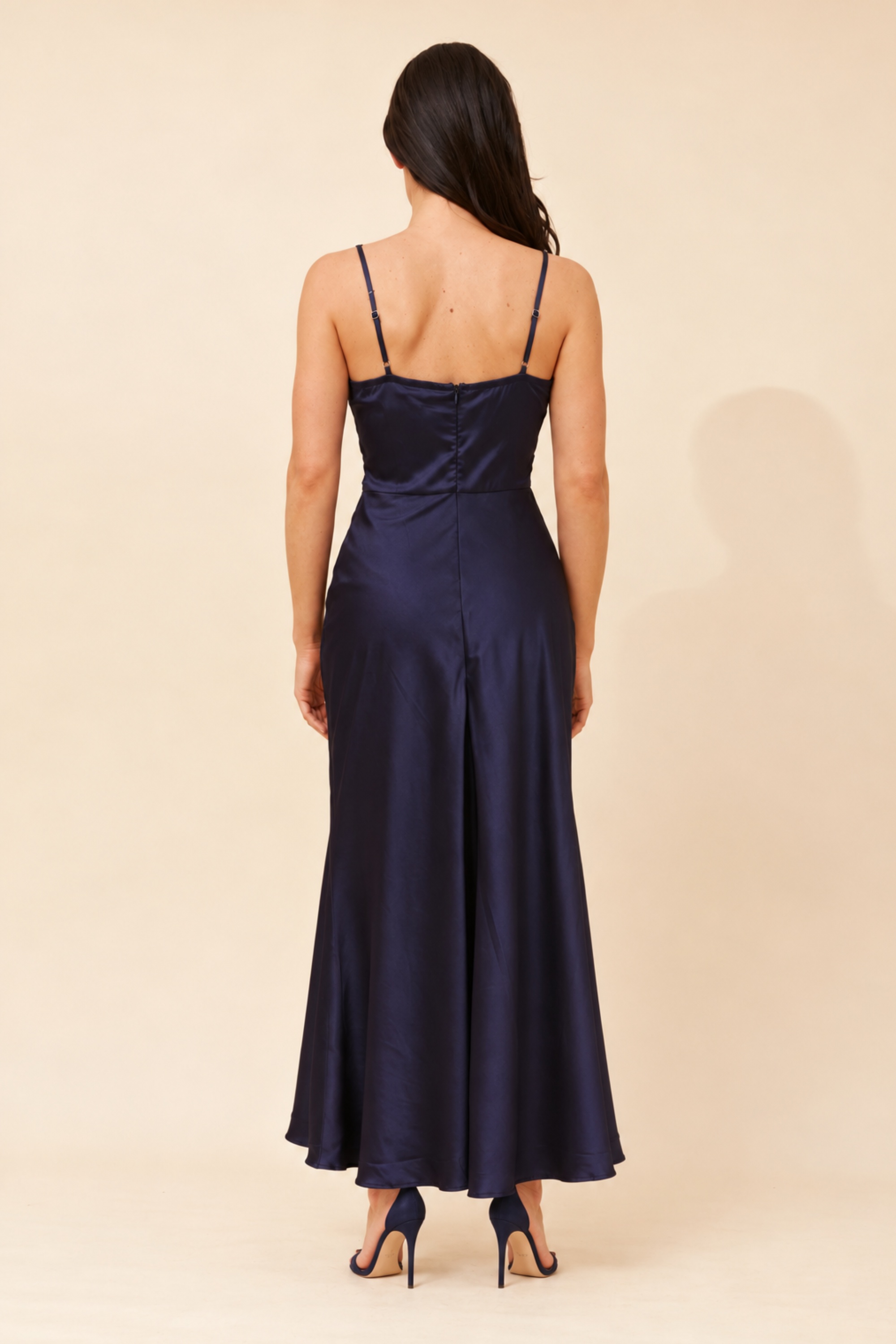 FIDELIA SATIN MAXI DRESS