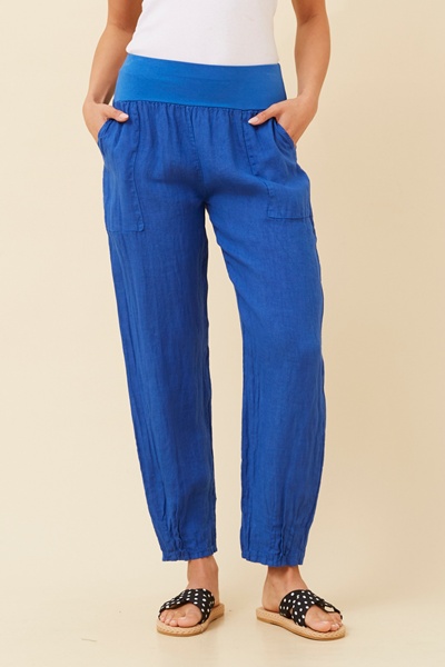 FINN SOLID LINEN PANTS
