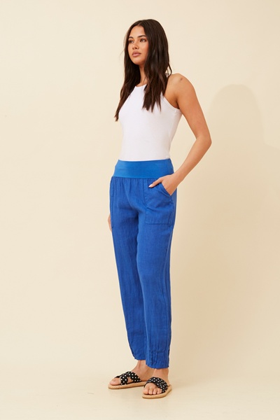 FINN SOLID LINEN PANTS