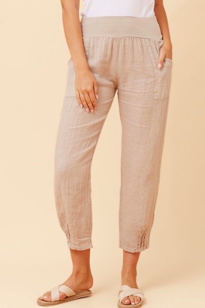 FINN SOLID LINEN PANTS