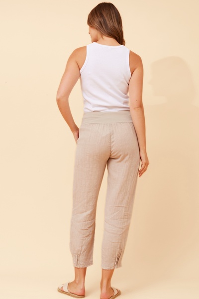 FINN SOLID LINEN PANTS