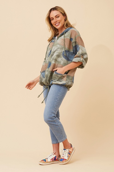 FIORINA ABSTRACT PRINT JACKET