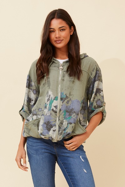 FIORINA CASUAL FLORAL JACKET