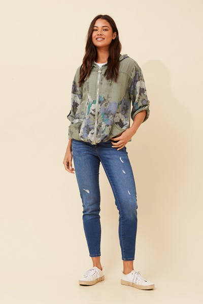 FIORINA CASUAL FLORAL JACKET