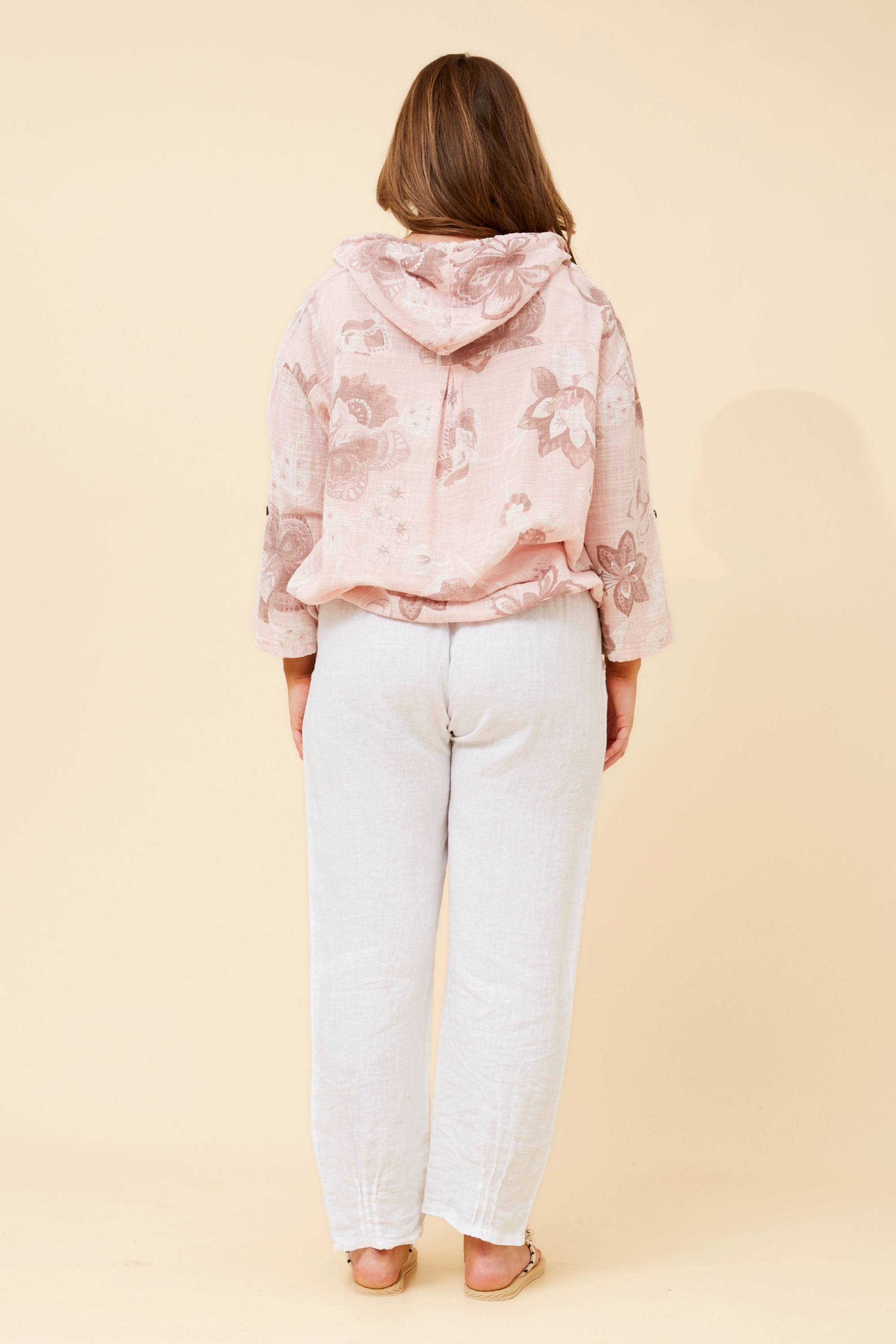 FIORINA FLORAL LINEN JACKET