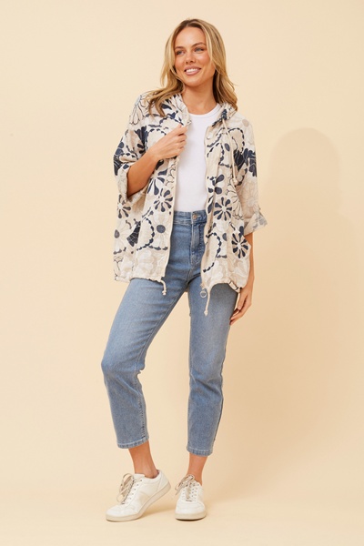 FIORINA FLORAL PRINT JACKET
