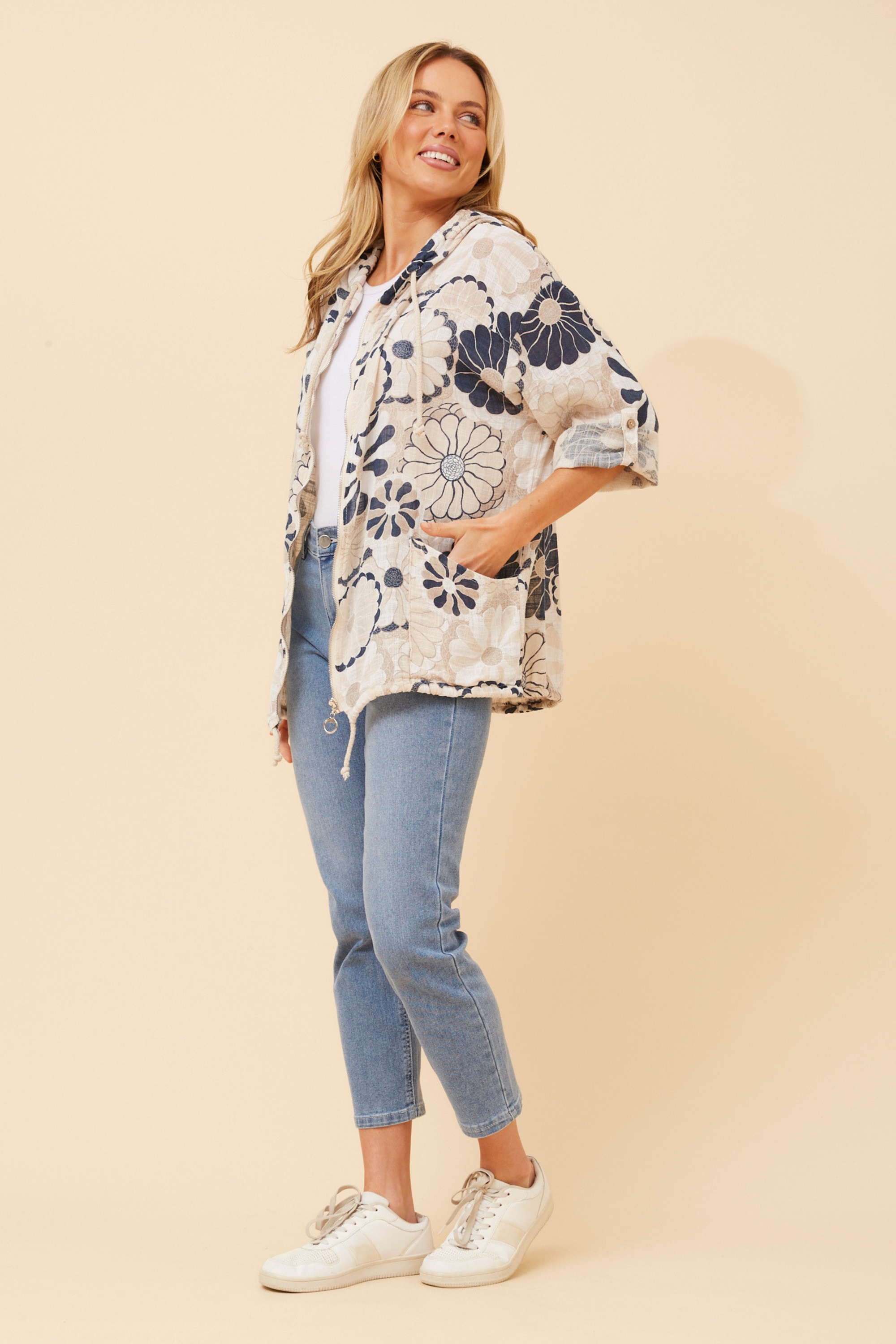 FIORINA FLORAL PRINT JACKET