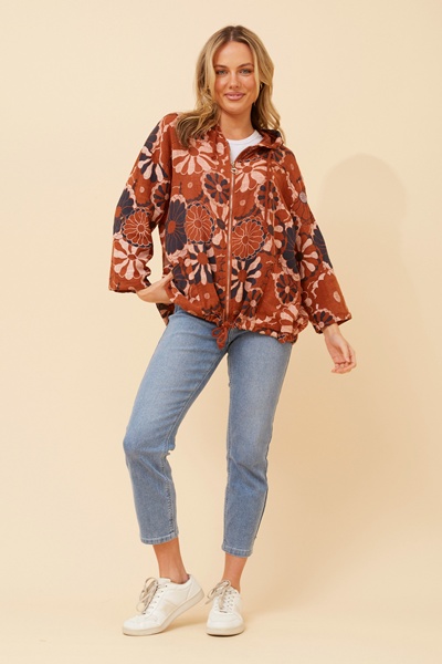 FIORINA FLORAL PRINT JACKET