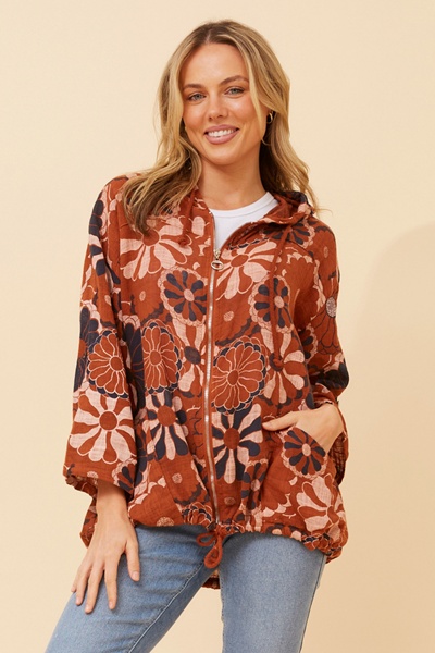 FIORINA FLORAL PRINT JACKET